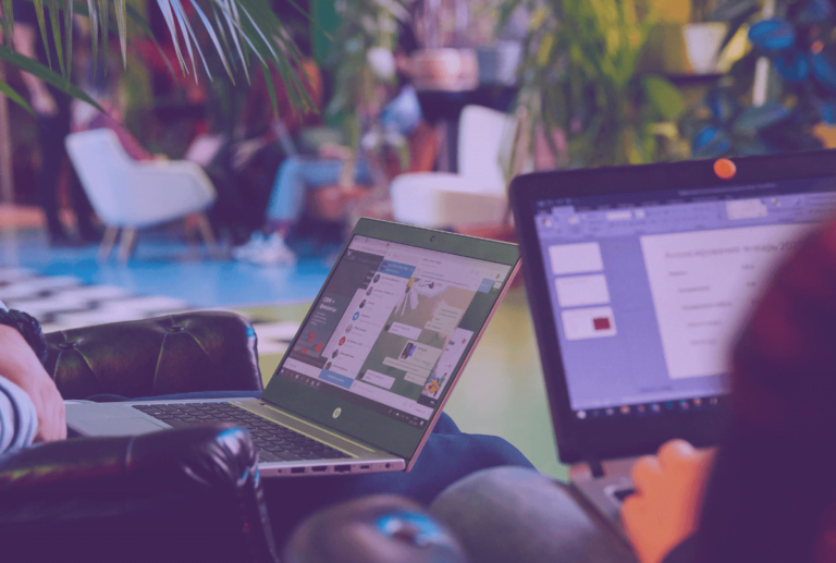 two laptops with website design in Cape Town