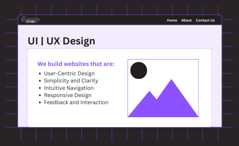 Website Illustration of UI and UX Design